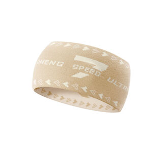 Sanqihu autumn and winter sports running headband women's warm and sweat-absorbent headband headband men's winter outdoor equipment fitness pin beige