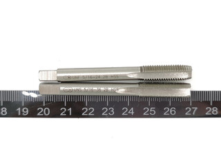 American machine tap 7/16 16/7-18202432unc thick and thin thread right and left front and back 7/16-20 unf left