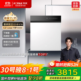 Fotile's blockbuster new product, built-in household dishwasher, panda series newly upgraded 19 sets of large capacity, independent steam sterilization 02-b-v16, national subsidy