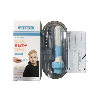 Shantou lincun ear cleaner electric ear scoop luminous ear scoop children's ear picking artifact baby ear picking tool set english packaging