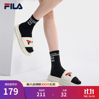 Fila drifter women's shoes slippers thick-soled sandals casual beach shoes rafting boat vanilla ice-vi 37.5
