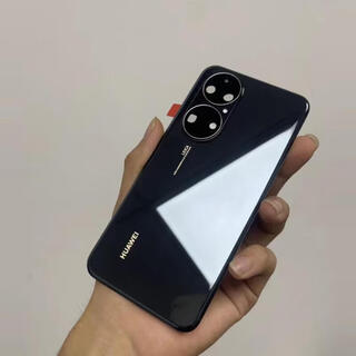 Xsuitable for huawei p50 original back cover p50pro original glass back shell p50e mobile phone battery cover shell p50p50e radiant gold black original back cover