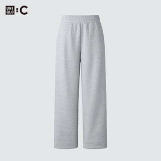 Uniqlo collaboration men's and women's loose sports trousers casual pants regular style 479946 03 gray m