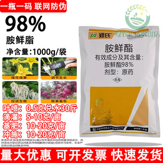 Zheng's chemical 98% aminobutanol original powder plant growth regulator da-6 preserves flowers, preserves fruits, expands fruits and increases yield 1000g*1 bag