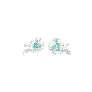 Xuping xuping jewelry alloy fashionable temperament sweet flower ear clip gift jewelry x001137841 earrings