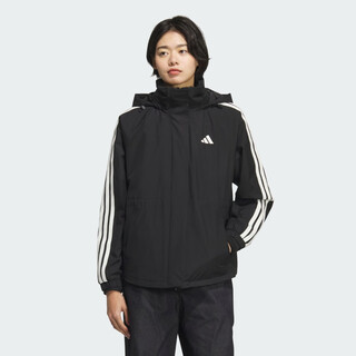 Adidas women's sports style series ms 3in1 jkt woven jacket kb7591 black l