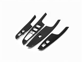 Litian hyundai new tucson rearview mirror cover 1520 modified protective shell decorative accessories reversing mirror cover glass switch carbon fiber pattern high-end rear two