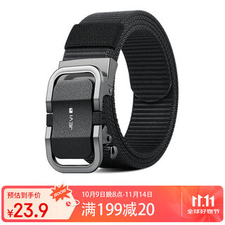 Extreme canvas belt men's automatic buckle belt for young and middle-aged business casual simple versatile korean style trendy jeans belt