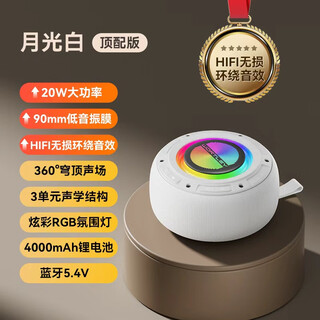 沃特利（wortley）顶配款WT11大功率无线蓝牙音箱户外露营便携音响广场舞车载电脑低音炮收款U盘高音质礼物小音响