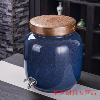 Zsr oil cylinder ceramic with lid household kitchen peanut rape oil camellia oil seal 30jin jin equals 0.5kg 50jin jin equals 0.5kg oil tank with high resistance 50jin jin equals 0.5kg oil cylinder with faucet high temperature thickening