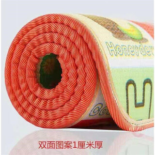 Waterproof cooling insulation thickened crawling mat baby children infant crawling mat home mattress living room outdoor foam floor mat double-sided thickened 1 cm (peer virtual standard 2 cm) 2.0 meters x 1.8 meters (large double bed)
