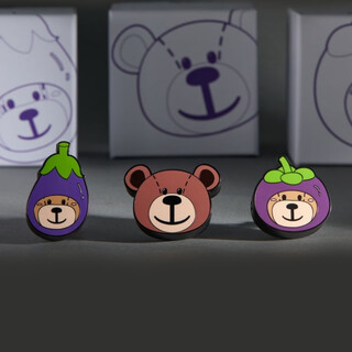 Audi new bear car aromatherapy, purple series, cute bear style