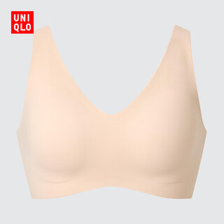 Uniqlo women's airism wireless bra/comfortable fixed cup 482666 31 beige m