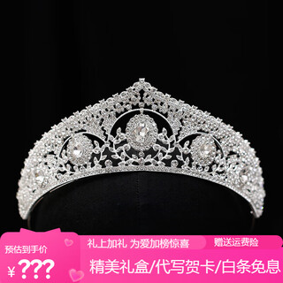 Shijun (shijun) crown tiara for adults 18 years old princess elegant bride korean super fairy shiny rhinestone crown birthday adult tiara crown gift box