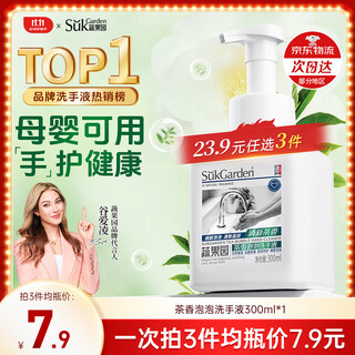 Vegetable garden tea scented bubble hand sanitizer for children and babies 300ml