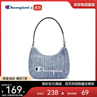 Champion us champion 2025 new shoulder bag for women and men trendy casual fashion armpit bag 25fwg85 light blue