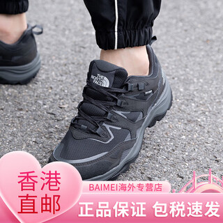 The north face men's shoes 2025 autumn and winter new outdoor mountaineering sports shoes men's hiking shoes light shock-absorbing casual shoes black/main image/black/style 40