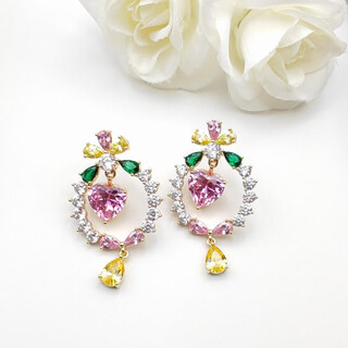 Xuping xuping jewelry alloy fashion temperament trend sweet dopamine smart earrings gift jewelry x001186200 earrings