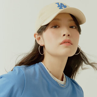 Mlb hat unisex baseball cap men's korean version of the trendy dodgers la soft top curved brim four-season sunshade gift cp66