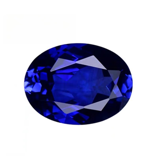 Luanjie popular oval tanzanite bare stone master cut high fire clarity sapphire ring oval-9x11mm