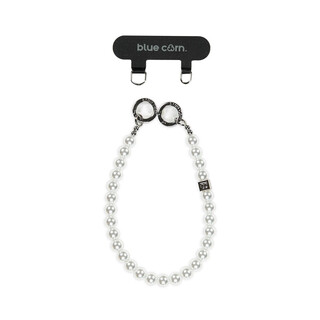 Blue corn. blue corn original color pearl wristband short double hanging mobile phone chain general fashion jewelry moonlight white wristband