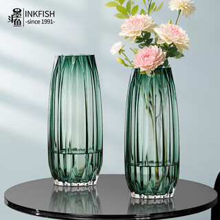 Cuttlefish vase simple glass vase flower arrangement water raised rose flowers rich bamboo christmas gift living room table ornament