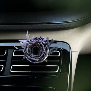 Yusenyi car aromatherapy air outlet high-end car interior car decoration diy plant immortal flower handmade gift ziqidonglai