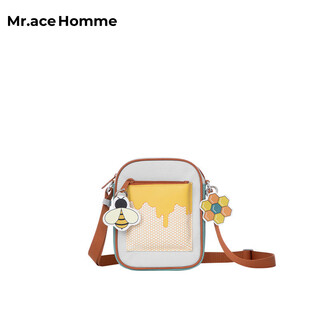 Mr.ace homme bee series cute mobile phone bag women's shoulder bag niche design small square bag little bee series