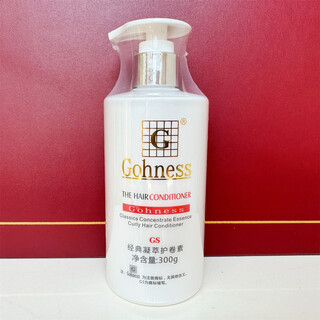 Gohness classic concentrated curl conditioner elastin for women's curly hair moisturizing anti-frizz hair soft styling no-wash style smooth and smooth gohness curl conditioner 300g