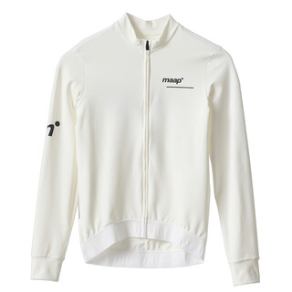 Maap new product men's training series thin velvet long sleeve cycling jersey white white m
