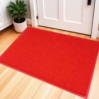 Yusenyi customized welcome door mat shop entry anti-slip foot mat elevator company logo carpet commercial door red no words pressed edge extra thick) 180cmx250cm