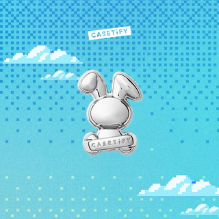 Casetify pixel rabbit series suitable for some mobile phone cases or other accessories mini buckle hanging chain hanging chain key ring buckle - tutu