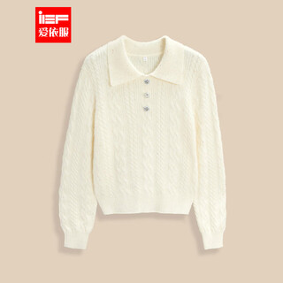 Ief/aiyifu 2025 winter new style french gentle little woman casual commuting temperament versatile woolen top blue apricot mixed color one size