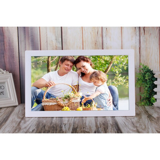 Huaqiangbei promotion 17-inch/19-inch/22-inch high-definition led screen can be wall-mounted digital photo frame/advertising machine display purpose 17-inch white or black + 16g card