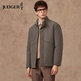 Judger 100% wool-filled judger men's jacket 2025 autumn and winter new thickened cotton business casual jacket