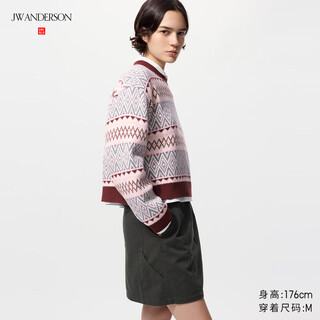 Uniqlo cooperation model/women's mini skirt/25 autumn and winter new style 479768 08 dark gray m