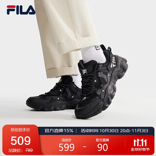 Fila official dad shoes cat claw shoes 5th generation retro sports shoes men's shoes 2025 casual shoes