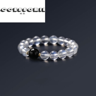 Pair with sri lanka 7a collection grade moonstone bracelet obsidian bracelet couple jewelry beads 12mm