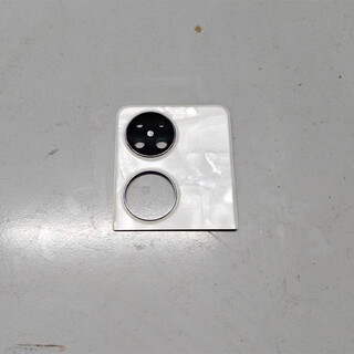 Huawei (huawei) brand original, suitable for huawei original disassembled back cover treasure box, folding mobile phone original outer back shell, glass battery, pocket2 upper cover, rococo white, disassembled for 99 new with frame, free