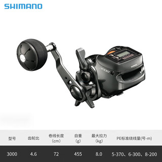 Shimanobarchetta bb yanyue bottom fishing slow rocker fc digital display wheel sc solar fishing wheel sc_3000 type_4.6 speed ratio other_right hand type