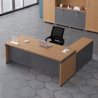 Naigao boss desk simple modern president desk office desk manager supervisor desk workbench 1.6 meters including cabinet
