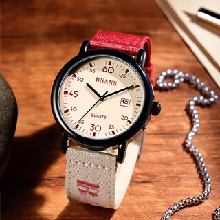 Jiaochi watch female student's white simple high school student junior high school civil servant quartz silent examination watch high school entrance examination college entrance examination color matching vibrant red mechanical sweep seconds travel time