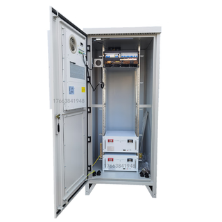 Jiang zhiai outdoor integrated communication cabinet 5g base station outdoor cabinet constant temperature air conditioning tower power supply cabinet waterproof equipment cabinet 900*900*2100mm 75x75x170cm
