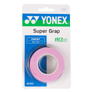 Yonex yonex badminton hand glue sports sweat-absorbent grip glue ac-102c-128 french red three pack