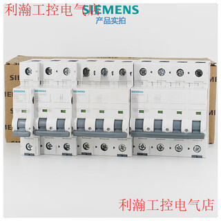 SIEMENSSY系列小型断路器5SY6 D型3P总闸2P空气开关1P空开5SJ6MCB 6A 2P