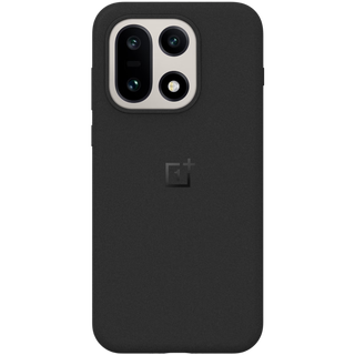 95% new oneplus 15 sandstone magnetic protective case moonstone black classic sandstone texture all-inclusive design protection upgrade built-in magnetic ring for easy magnetic attraction suitable for oneplus 15 mobile phone