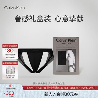 Calvin klein underwear men's modern sexy black lace ck thin and smooth hollow thong double thong for men nb3855 ub1-space black 1 piece l