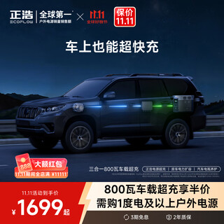 ECOFLOW正浩 【行车快充】800瓦快充户外移动电源露营自驾车载改装配件智能行车充电器 
