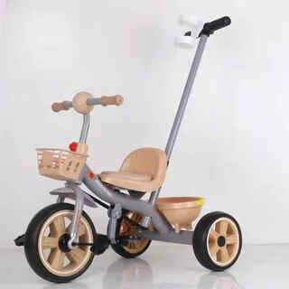 Meacool children's tricycle pushable and rideable baby stroller