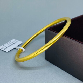 Lihu gold-wrapped ancient method plain ring bracelet bracelet pendant necklace gold casting process does not fade gift for girlfriend and wife plain ring bracelet 54 weight 31 grams gold 1.5 grams